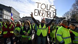 France : les gilets jaunes,acte 22 à Toulouse